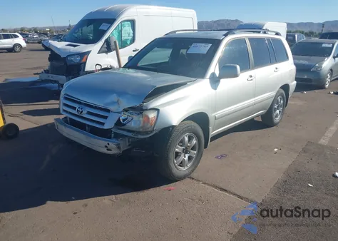 2004 Toyota Highlander V6 из США, поврежденный, VIN JTEGP21A640039416